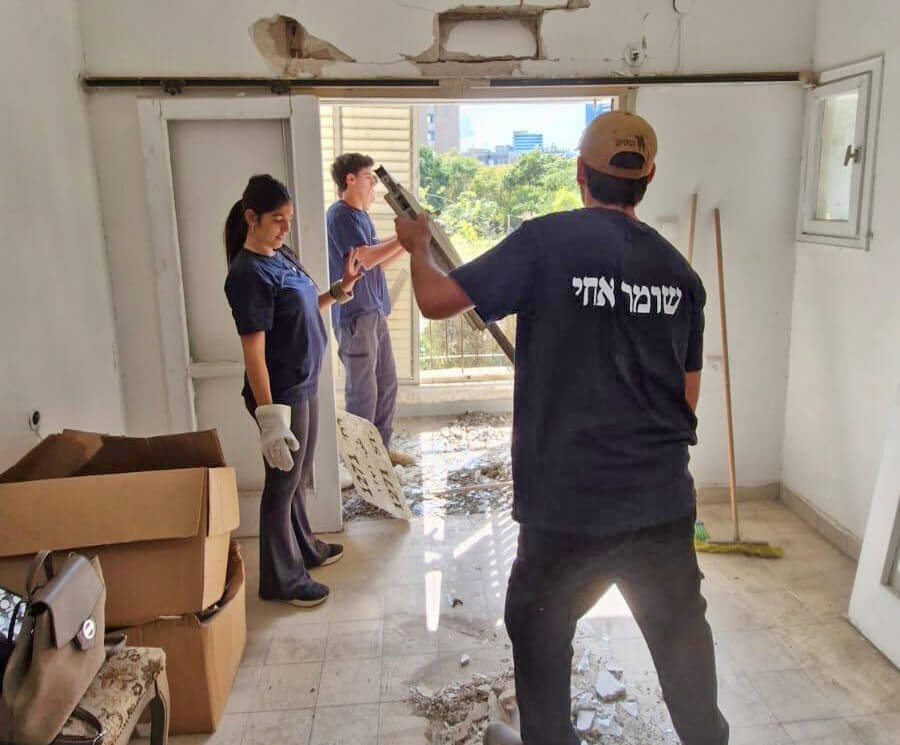 משימות לאומיות בזירות הרס עם השומר החדש